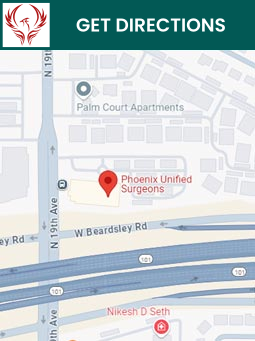 Get Directions to Phoenix Unified Surgeons in Phoenix, AZ